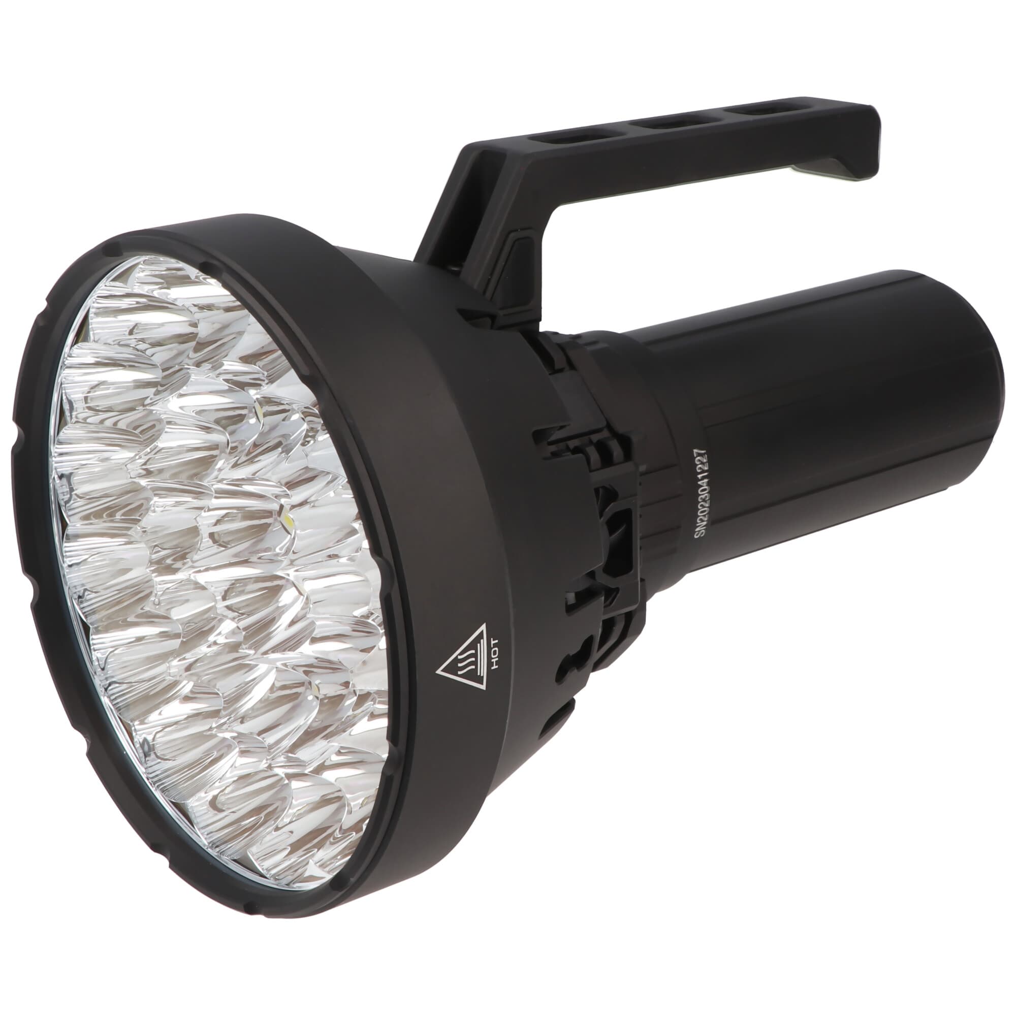 Lampe de poche LED Imalent SR32 de 120 000 lumens, équipée de 32 pièces CREE XHP50.3, livraison avec batterie, chargement USB-C possible, avec