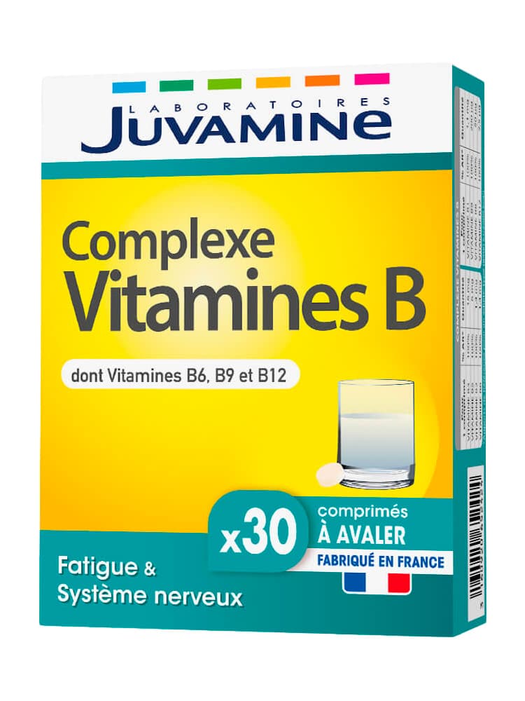 Juvamine Complexe Vitamines B Fatigue & Système Nerveux 30 Gélules