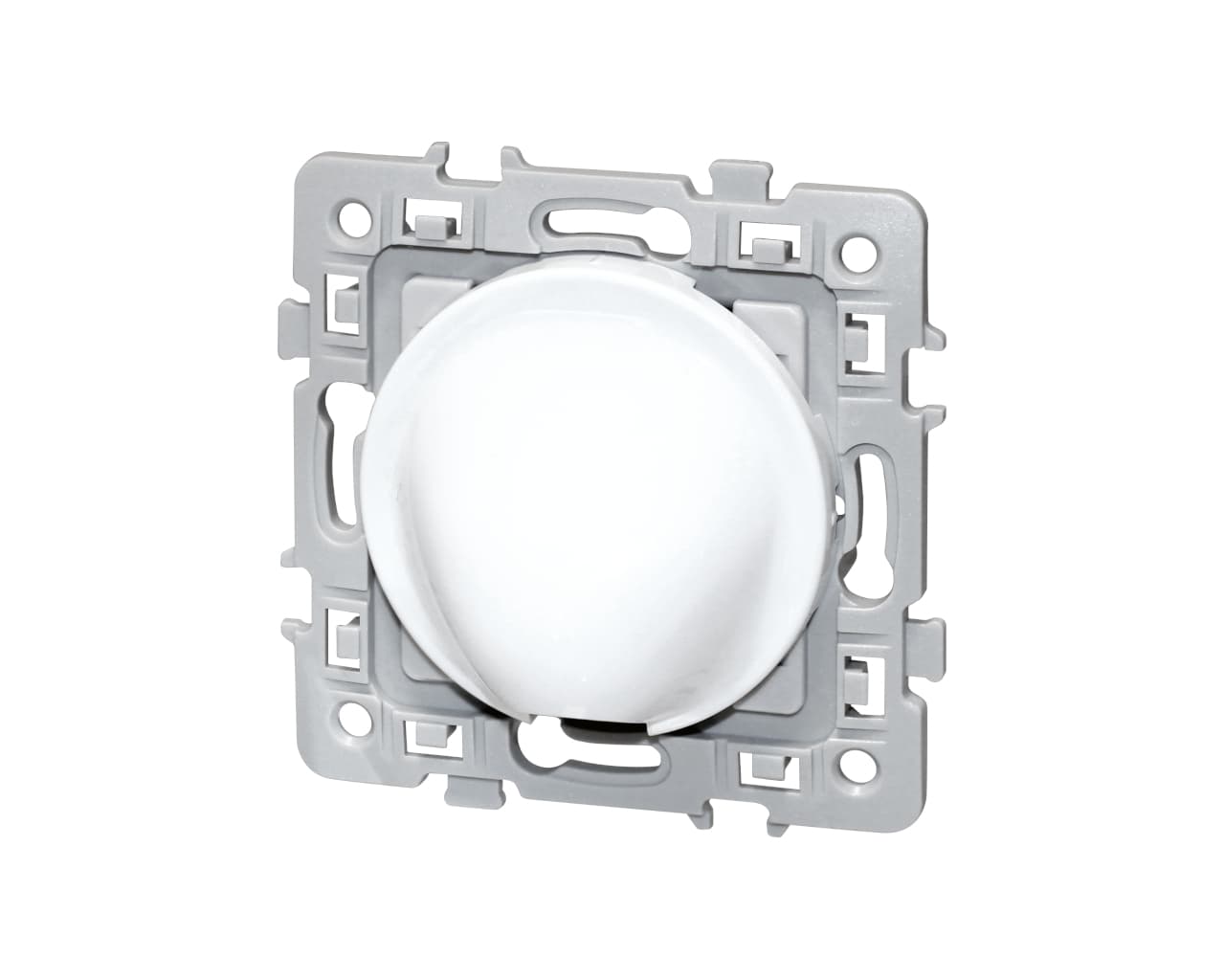 Sortie de câble Blanc Eur'Ohm Square